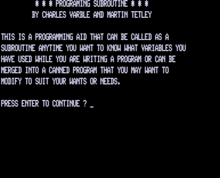 Screen shot